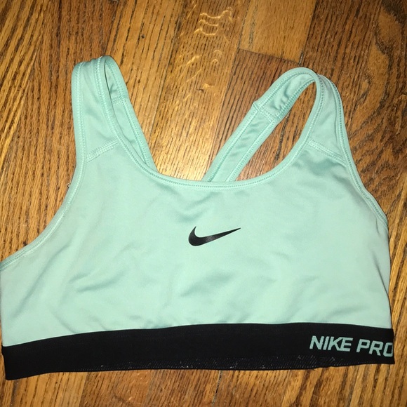 Nike Other - Nike Pro Mint-Colored Sport Bra